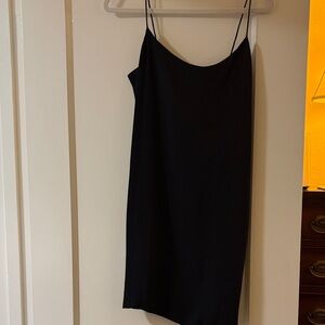 Vintage Calvin Klein 90s Black Slip Dress